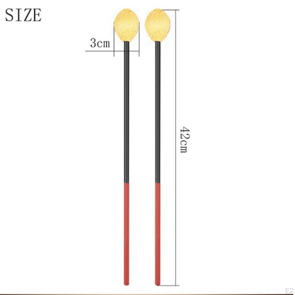 Marimba Beater Woolen Head Mallet Sticks Professional for Instrument Accessories Bells Lover