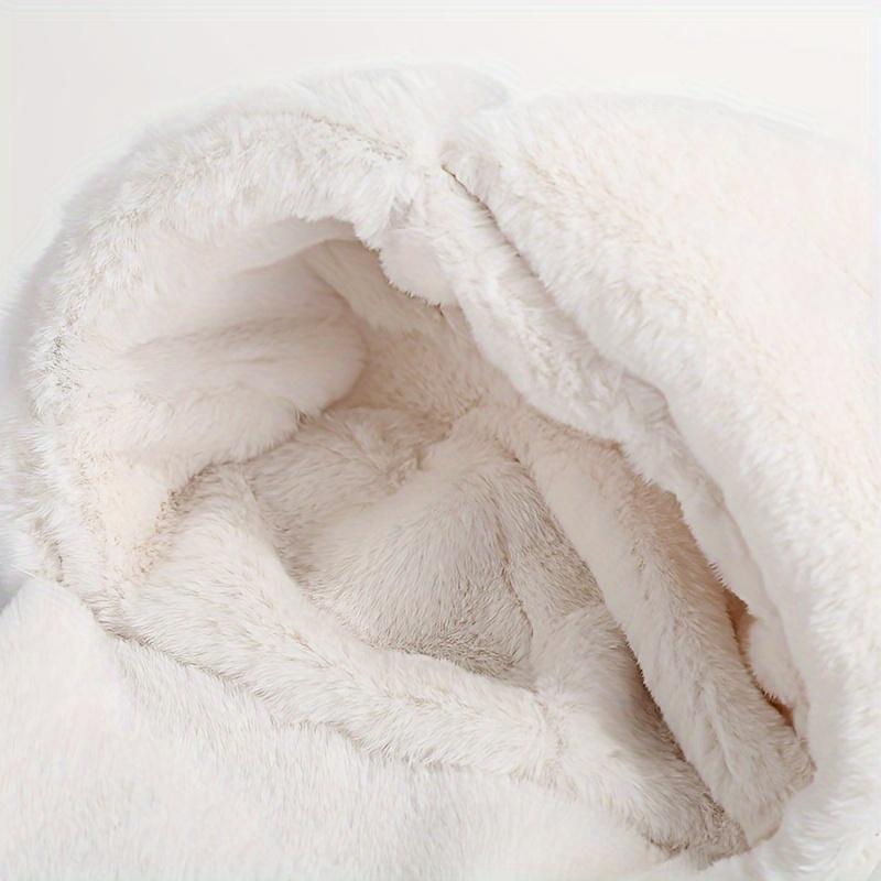 1pc Youngsters's Hats Winter Boys' Plush Lei Feng Hats, Girls Warm Ear Protective Hats, Thick Windproof Pullover Hats