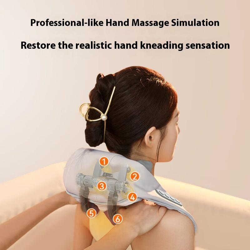Cervical Spine Massager Shoulder and Neck Massager Trapezius Neck Waist Back Massager