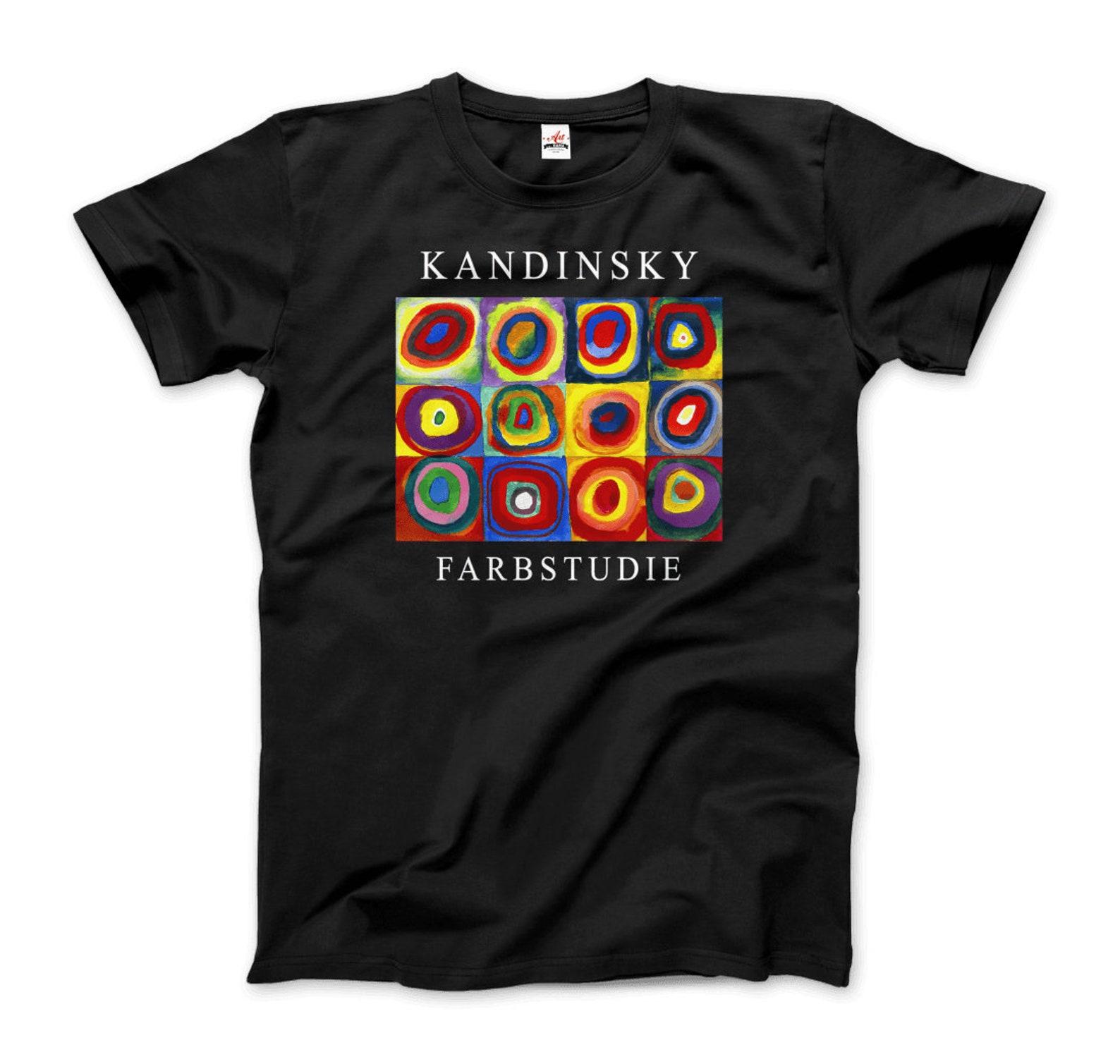 Kandinsky Farbstudie - Color Study, Squares with Concentric Circles, 1913 Artwork T-Shirt S