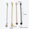 Extension Tail Chain Stainless Steel Necklace Bracelet Body Jewelry Making Clasp Extender Handmade Bag