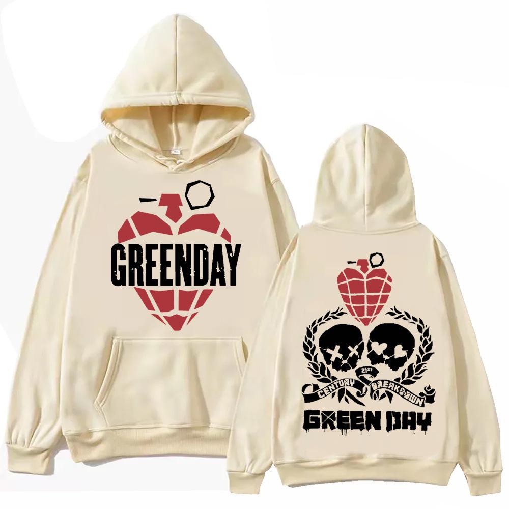 Green Day World Tour Hoodie Men Women Sweatshirt Print Unisex Streetwear Style Autumn Winter Fashion Tops Clothes