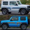 Car Door Side Striped Stickers Vinyl Decals For SUZUKI JIMNY 2 Door and 4 Door Self-adhesive Auto Body Decoration Accessories