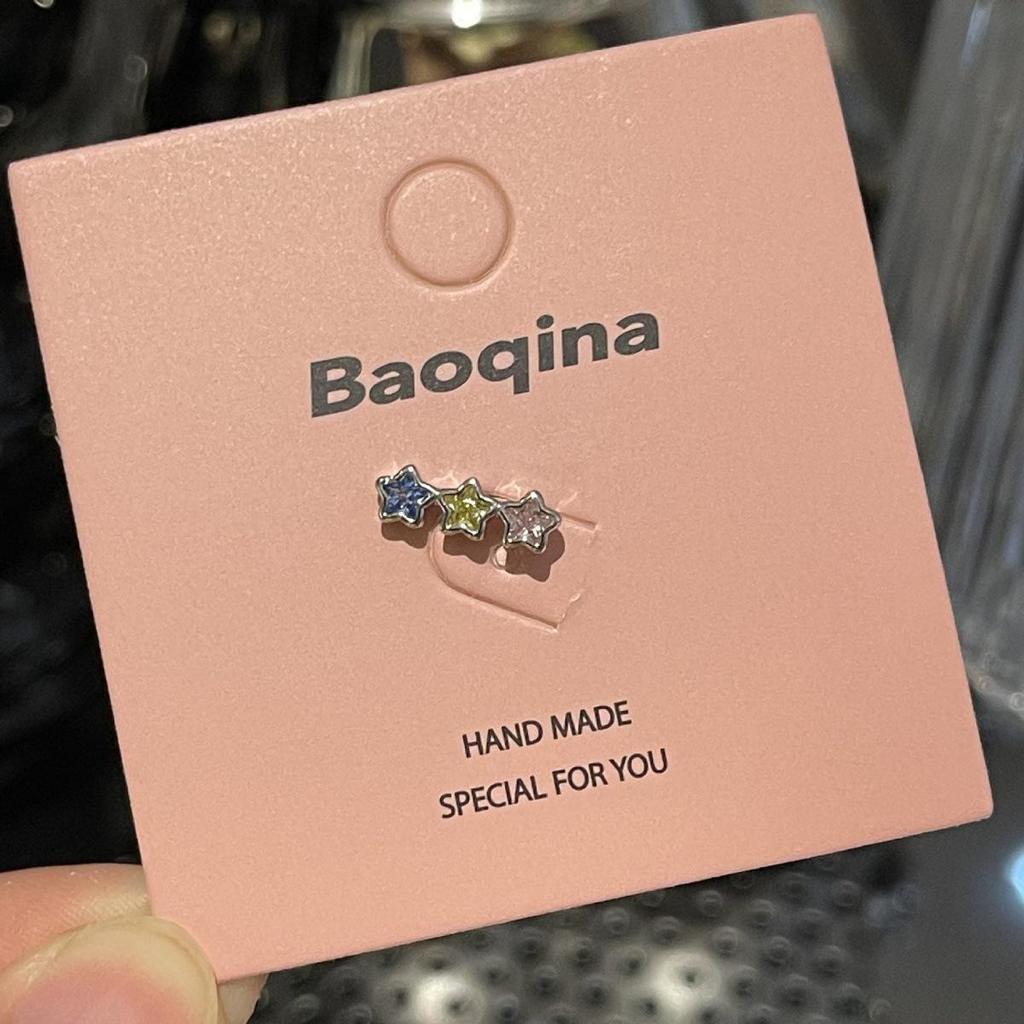 Kolekcja Kolczyków do Chrząstki ze Stali Tytanowej, Przyjaznych dla Snu, z Różowym Cyrkonem