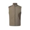 FILA Golf Series Fashion Simple Casual Sports Golf Vest Comfortable Warm Stand Collar Woven Men vest Caramel A11M615716FBN