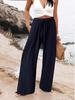 2026 Women's Cotton Linen Casual Solid Color Straight Leg Pants In Thirteen Colors