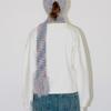 DIAGONAL MOHAIR KNIT MUFFLER (mix1)
