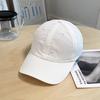 Korean-style spring/summer lightweight baseball cap with letter embroidery, quick-drying fabric, and bright colors, suitable for women and students