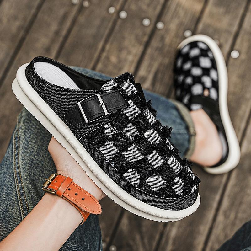 Pantofi sport pentru bărbați, vară, fără spate, pantofi casual, papuci, pantofi sport Plus Size pentru studenți, sandale supradimensionate 39-47