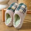 New cotton slippers women's autumn and winter couple thick bottom piled thickened wear-resistant home warm cotton slippers men
