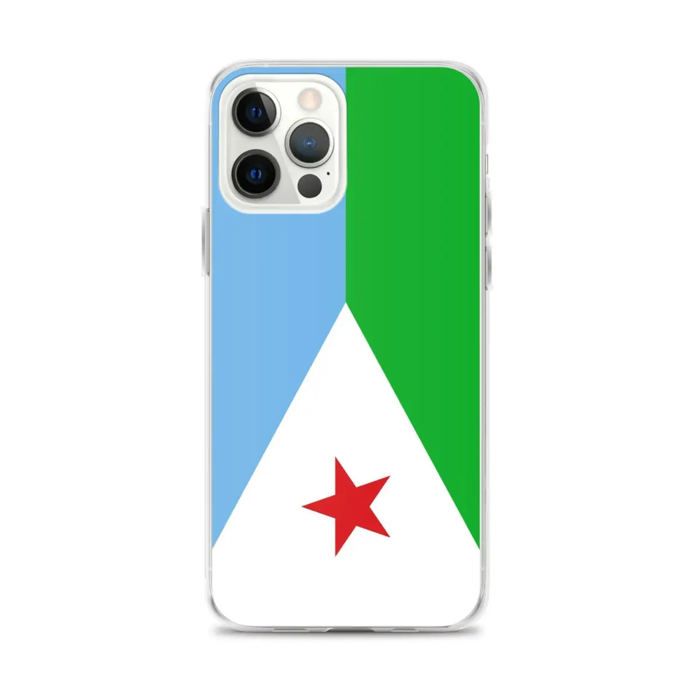 Coque Télephone Drapeau Djibouti - iPhone 12 Pro Max