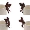 Girl Hanging Cup Resin Home Decoration Fairy Combination Flower Basket Border Garden Design Fairy Pot Hug