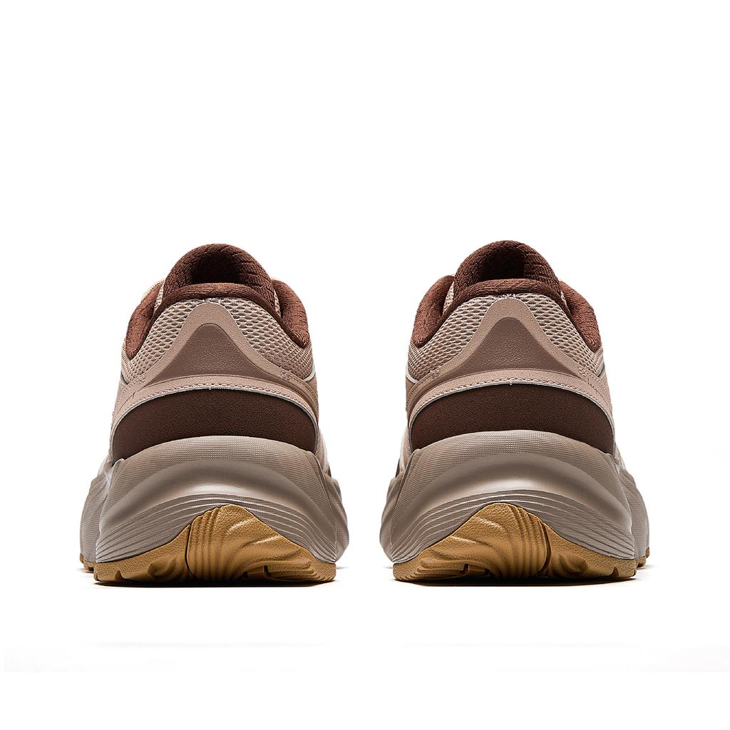 Anta Bear Shoes Mesh Breathable Retro Casual Shoes Women Sneakers Brown-Gray Chestnut-Brown 922548809-6