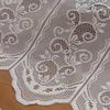 Floral Embroidery Short Window Curtain Through-shaft Type Partition Short Valance  Coffee Shop