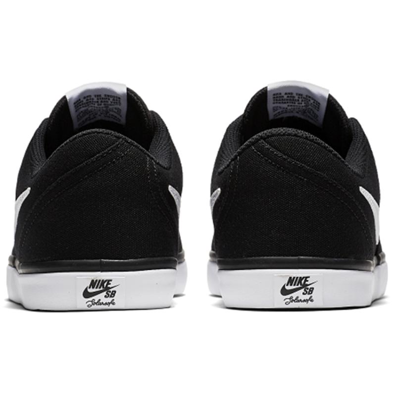 Nike Sb Check Solar Cnvs 'Black' Skateboard Shoes 843896-001