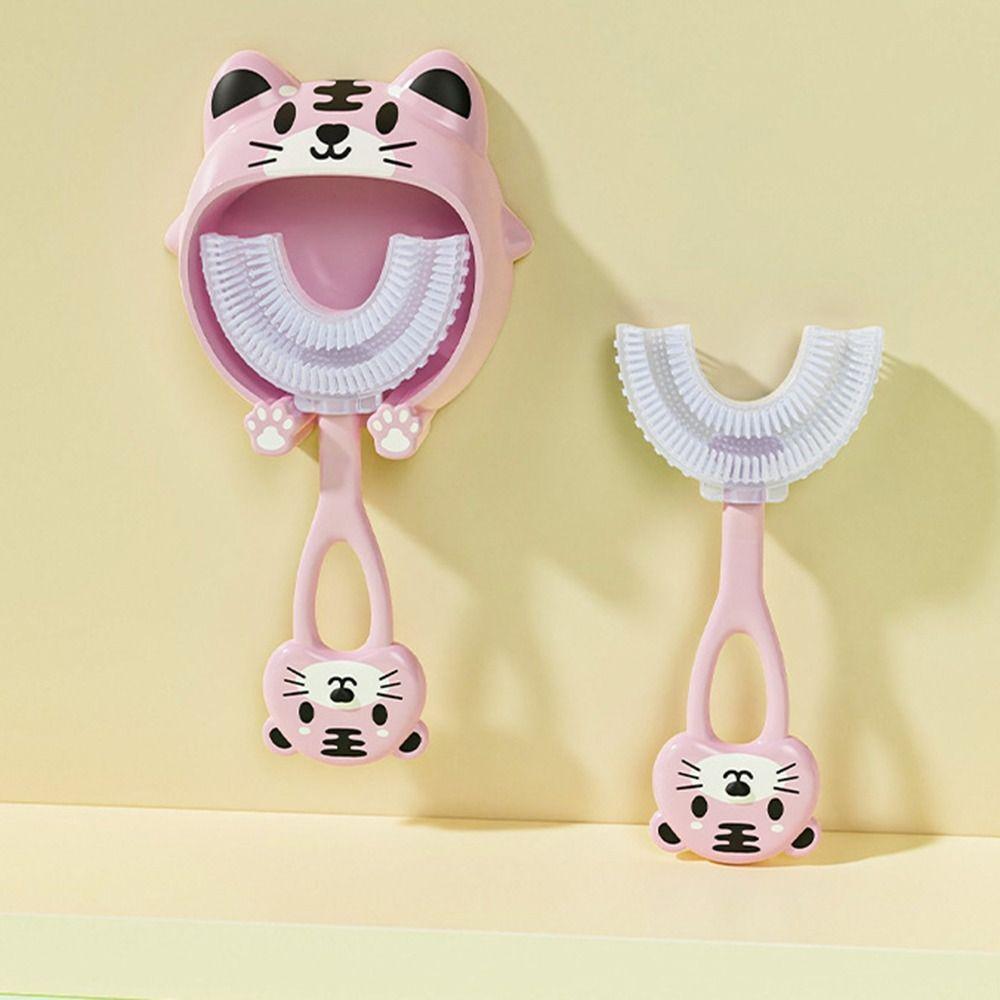 Cleaning A Dent Enfant Silicon U Shape Toothbrush Tooth Brush Cleaning Brosse Teeth Clean Brush