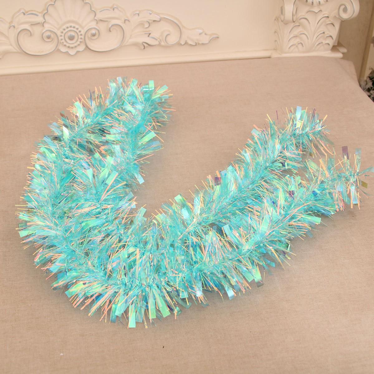 

180см Гирлянда из мишуры с пайетками-снежинками для рождественского украшения