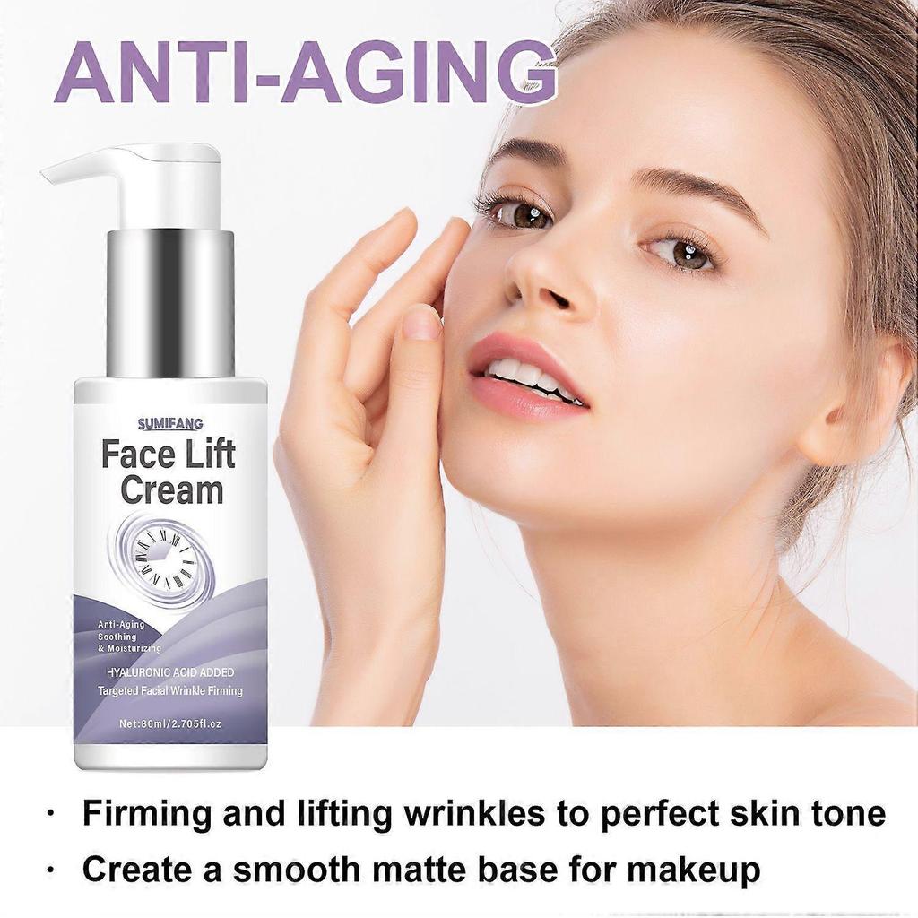 Instant Face Lift Cream with Hyaluronic Acid, Temporary Face Lift Tightening Cream, Anti-aging Serum, Moisturizing&Smoothing Fine Lines and Wrinkles