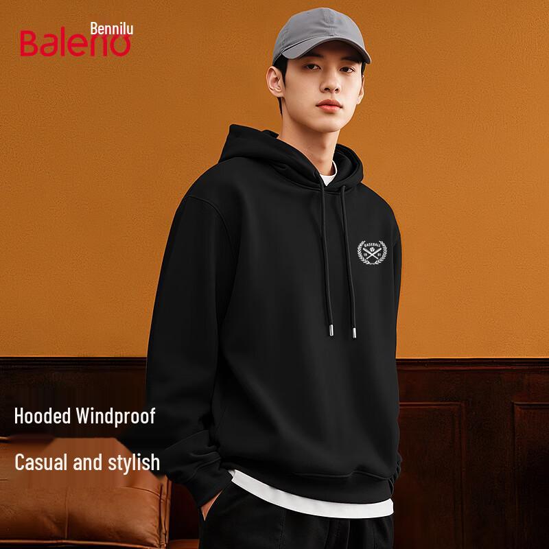 Baleno Men's Casual Hooded Pullover Sweatshirt