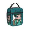 Maomao Chibi Sac à déjeuner isotherme Sac thermique Réutilisable, Contenant à déjeuner Les Carnets de l'apothicaire Sac fourre-tout portable Boîte à lunch Sac alimentaire