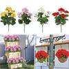 36cm Silk Flower Wedding Bouquets Fake Flower Decorative Flower Artificial Begonia Flower  Bridal