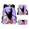 Girls Backpack Primary School Student Backpack Printed Children's Bag Shoulder Bag Pencil Case Three-piece Set