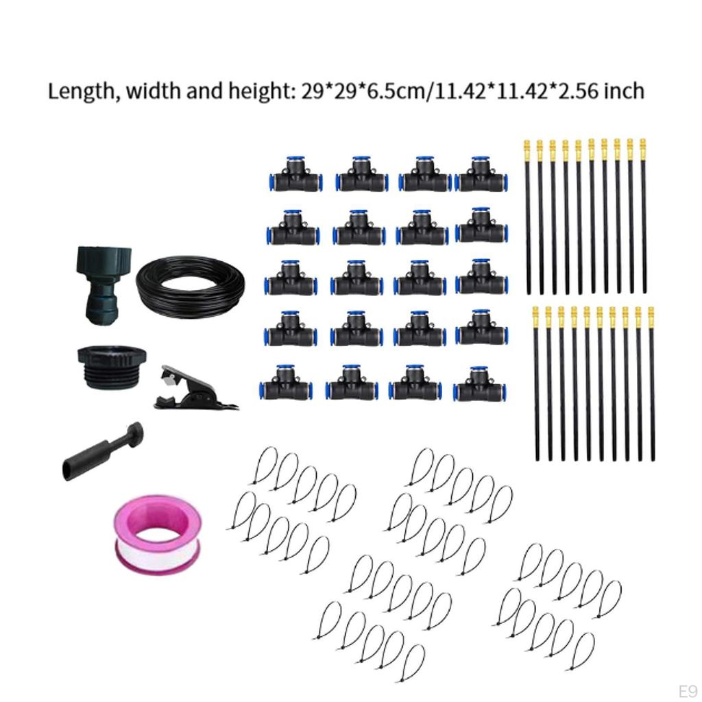 Automatic Irrigation Kit Adjustable Nozzles Indoor Plants Self Watering System Misting for