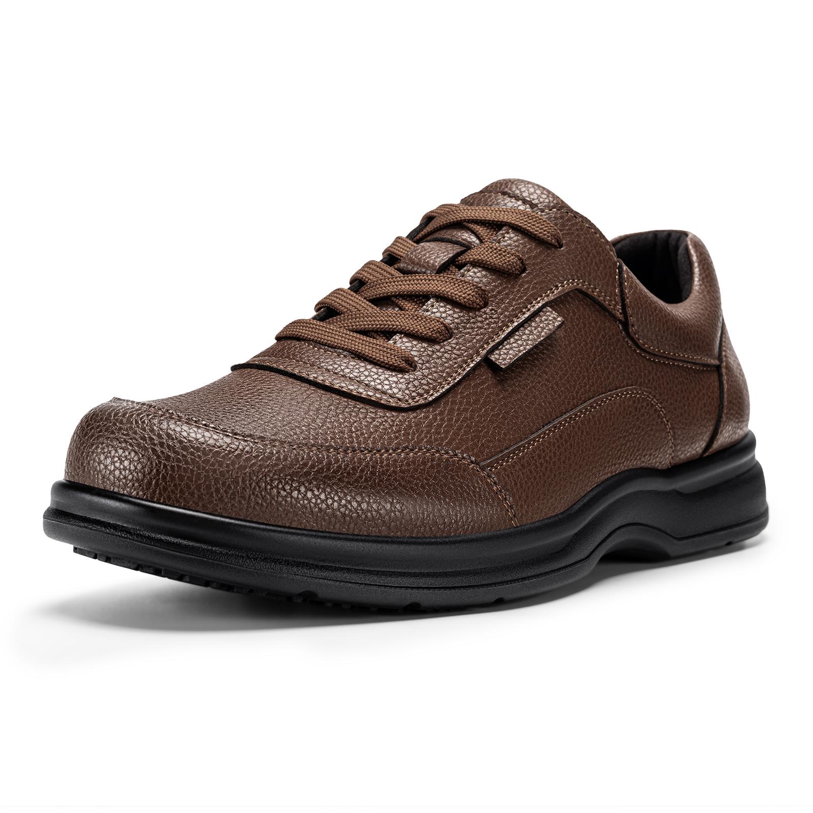 Fitville Men`S Business Leather Shoes Wide
