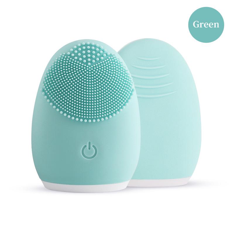 Electric Facial Cleansing Brush for Women - Soft Silicone Makeup Remover & Massager