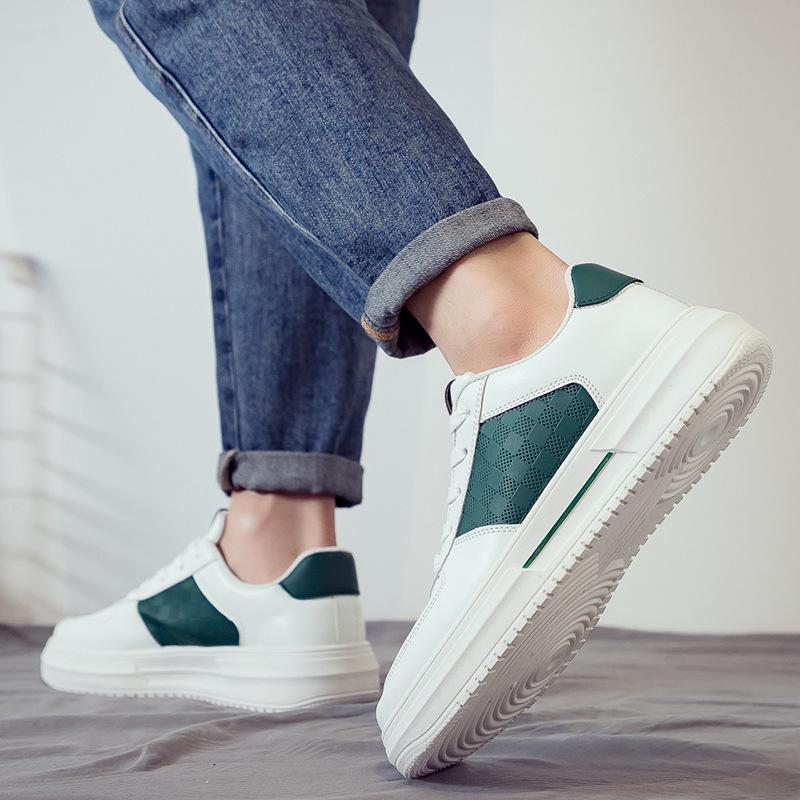 Spring Xiaobai Tide Shoes Dad Men'S Shoes Versatile Casual Sports Board Shoes Leather Shoes Internet Celebrities