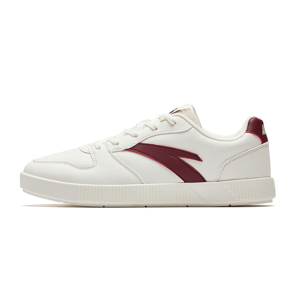 Anta Fashionable Versatile Lightweight Breathable Height-Increasing Low-Top Sneakers Women sneakers White Red 922538042-6