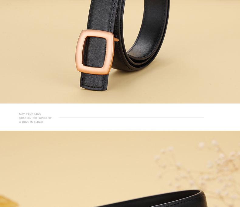 Women's Trendy Cowhide Jeans Belt - 2025 Elegant, Versatile Decorative Waistband