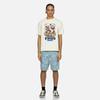 Evisu Daruma And Dice Print Loose Fit Casual Short Sleeve T-Shirt Men Tops 2ESHTM4TS1075RXCT