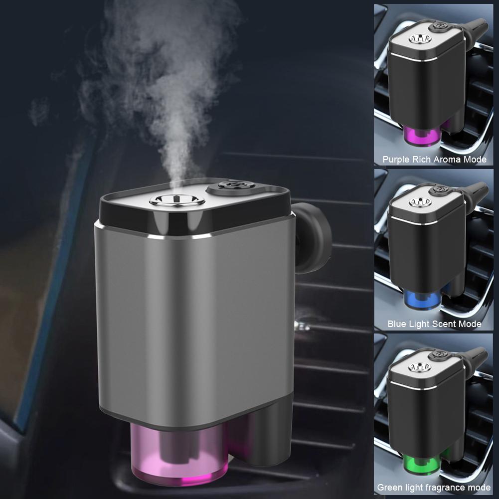 New Car Air Vent Diffuser Smart Mist Spray Essential Oil Fragrance Dispenser Odor Eliminator Interior Air Freshener Humidifier