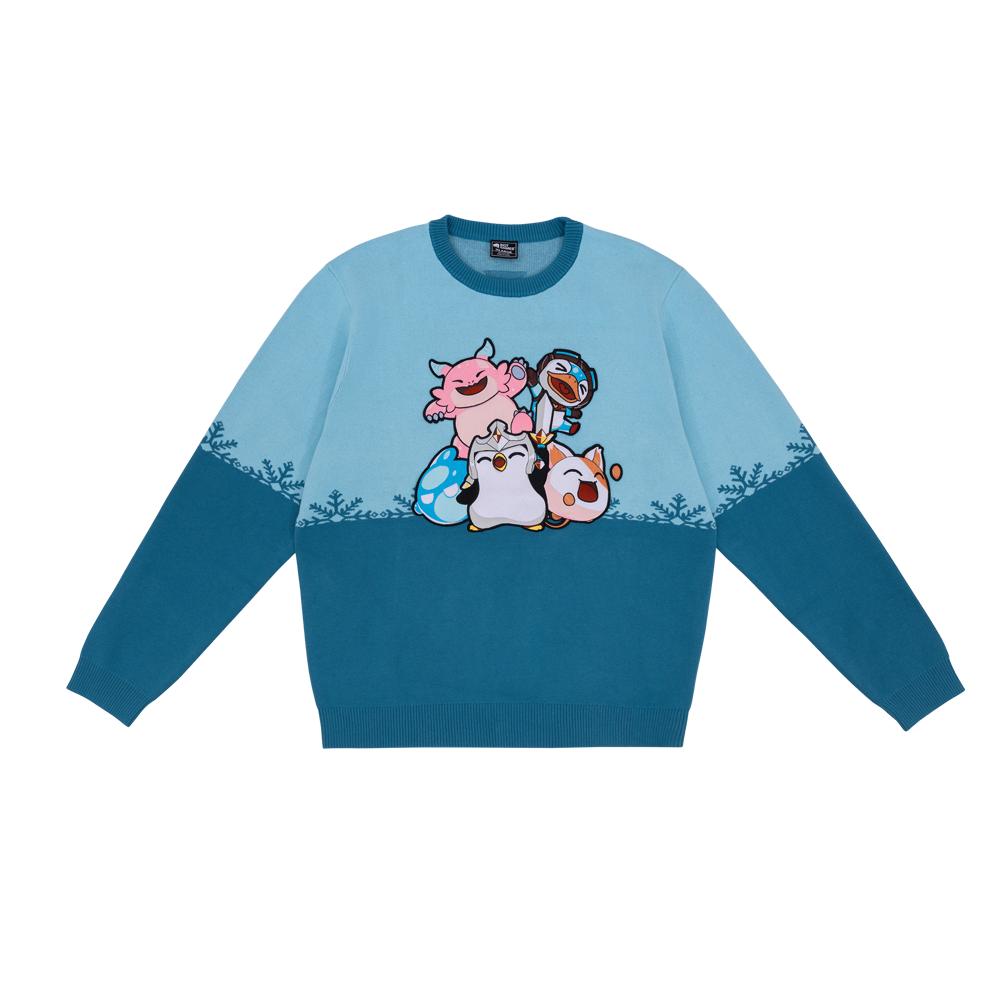RIOT STORE Праздничный свитер TFT Little Legend 2Xl gray