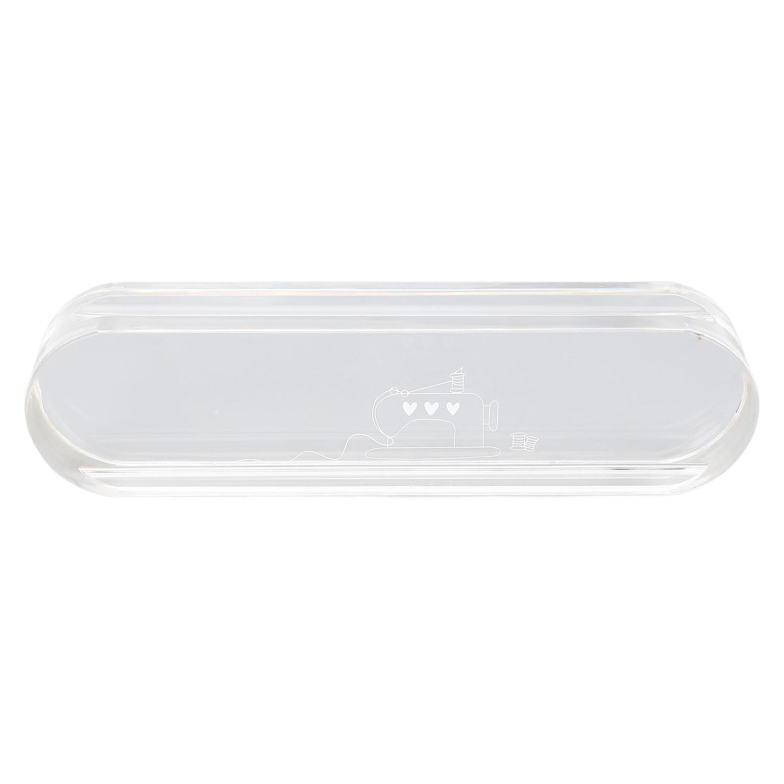 

Tailors Clapper Transparent Acrylic Handheld Ironing Clapper Quilting Tool for Sewing Embroidery