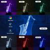 1PC 3D creative saxophone effect night light, USB touch 7-color color change, home bedroom decoration, perfect gift.