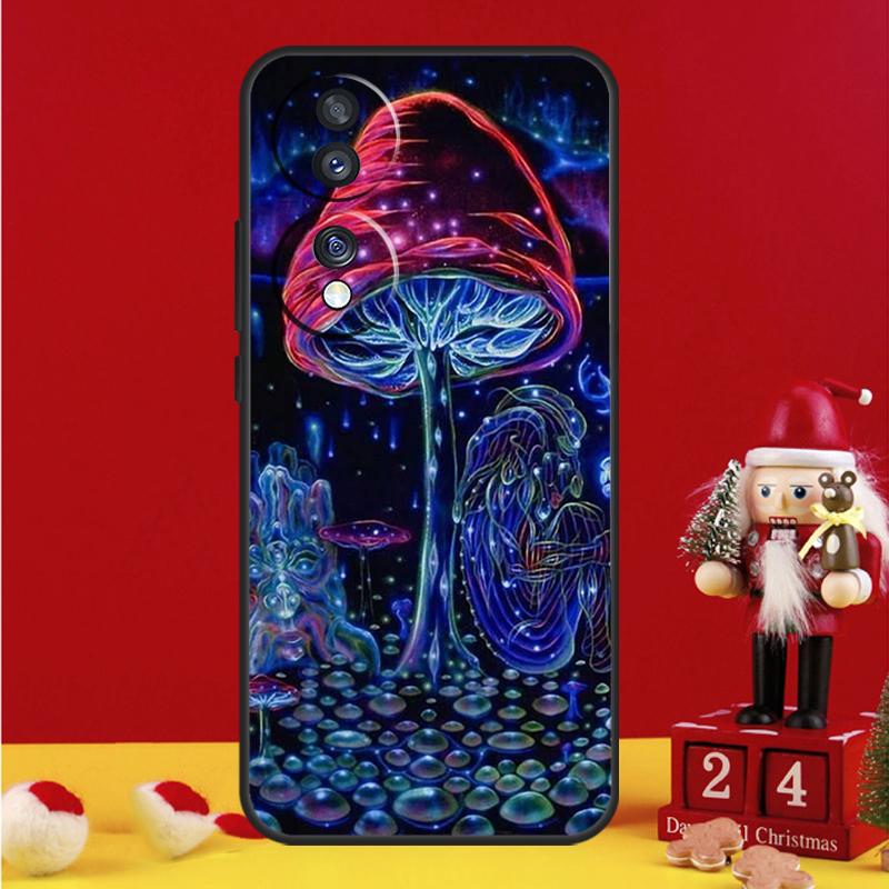 Weird Trippy Mushroom Case For Honor X8b X9b X8a X9a X7a X6a X7 X8 X9 Honor 70 50 10 90 Lite Magic 6 5 Pro Cover