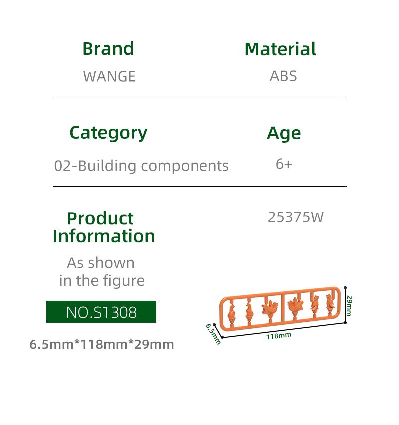 Non-Toxic 23Pcs/Lot 25375W Connecting Plate Block Moc Color Accessories Compatible With Brick Diy Children'S Toy Assembly Parts
