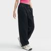 Fila Solid Color Tapered Woven Casual Pants Women Bottoms Black F51W429801F-BK