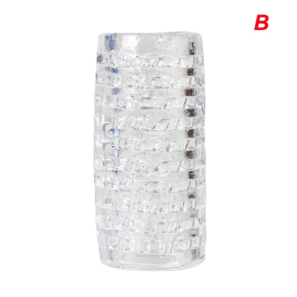 Male Masturbator Penis Pump Sex Toy for Men Transparent Realistic Vagina Glans Trainer Penis Sleeve Delay Exercise Erotic Toys
