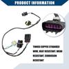 No.15930264 Headlight Wiring Harness Headlamp Socket Connector Wire for Chevy Malibu 2008-2012 / Front Headlamp Wire Harness Connector/Durable