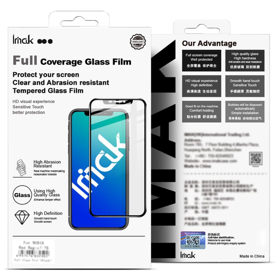 IMAK For OnePlus 12 5G Clear Screen Protector Tempered Glass Film 3D Curved Smooth Touch