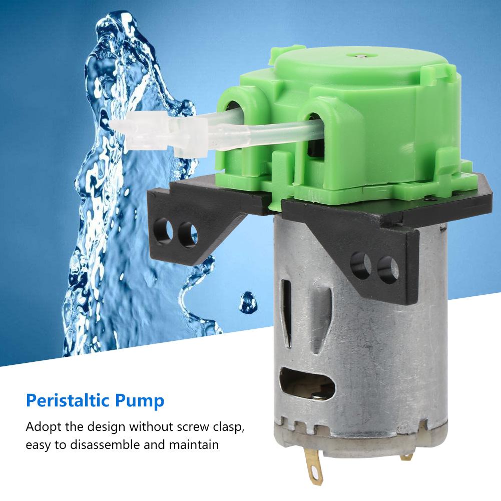 Pompă dozatoare DIY Cap de tub peristaltic pentru acvariu, laborator, analiză chimică( negru 24v 3*5)