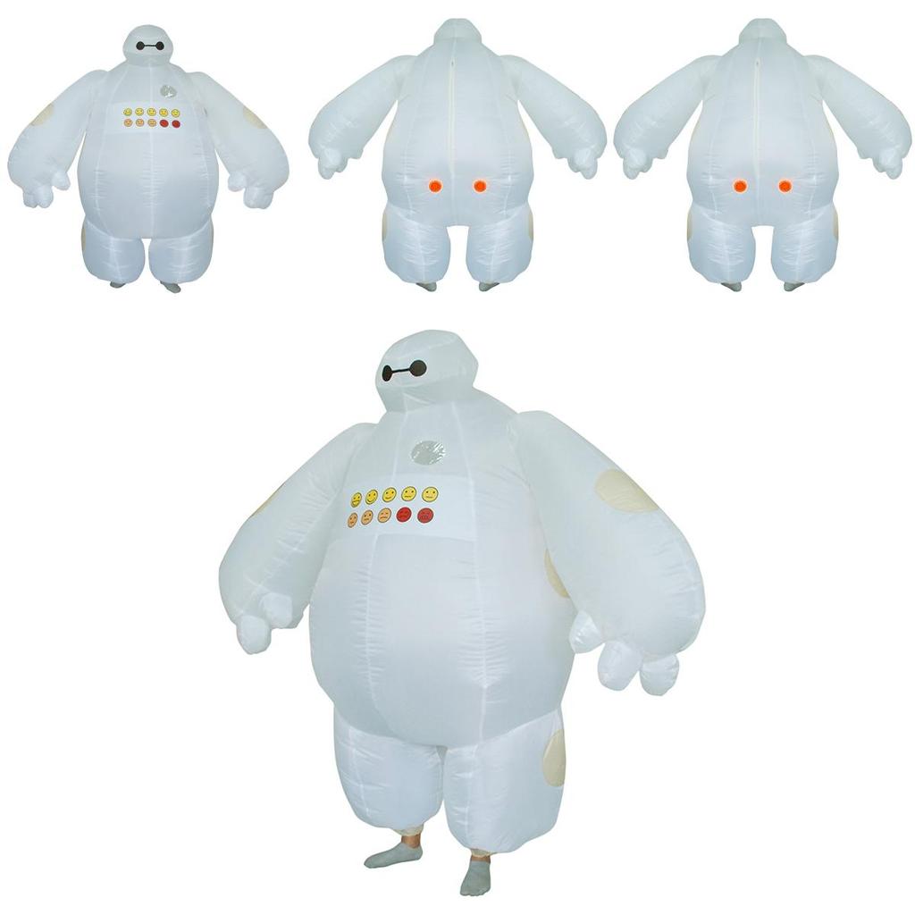 Υψηλής Ποιότητας Φουσκωτή Στολή Μασκότ Baymax από το Big Hero 6 για Ενήλικες Αποκριάτικη Στολή Cosplay