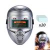 Auto Darkening Welding Helmet True Color Flip Up Welding Mask Full Face Protection with Replaceable Lens Sheets