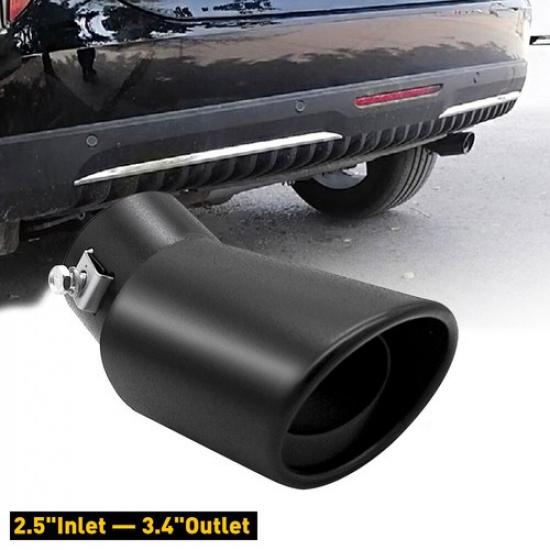 Car Rear Exhaust Pipe Tail Tip Muffler Stainless Steel Accessories Replacement