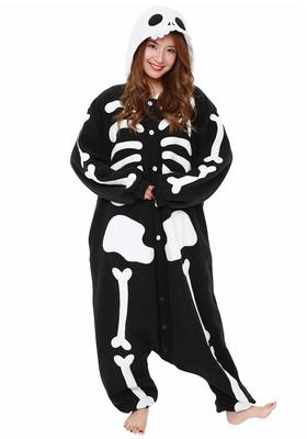 SAZAC Kigurumi de Lã de Esqueleto