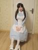 MEYOIJK Maid Gothic Lolita Long Cosplay Classical and Halloween Light Traditional Lolita Plus Sizes for Women and Maid Costume for Cultural Festivals