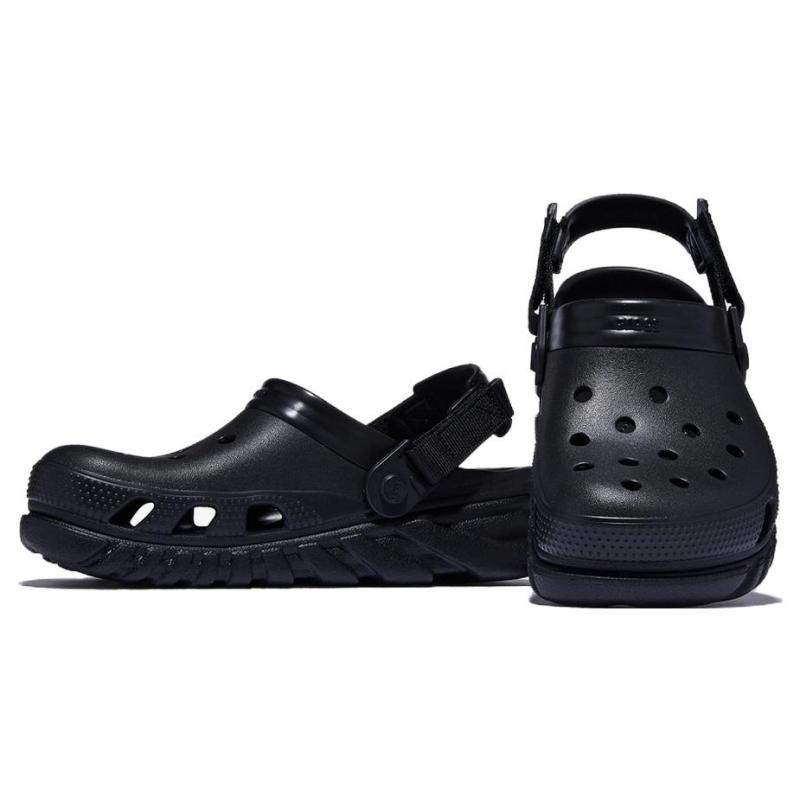Crocs DUET MAX CLOG Clogs Unisex Pure Black
